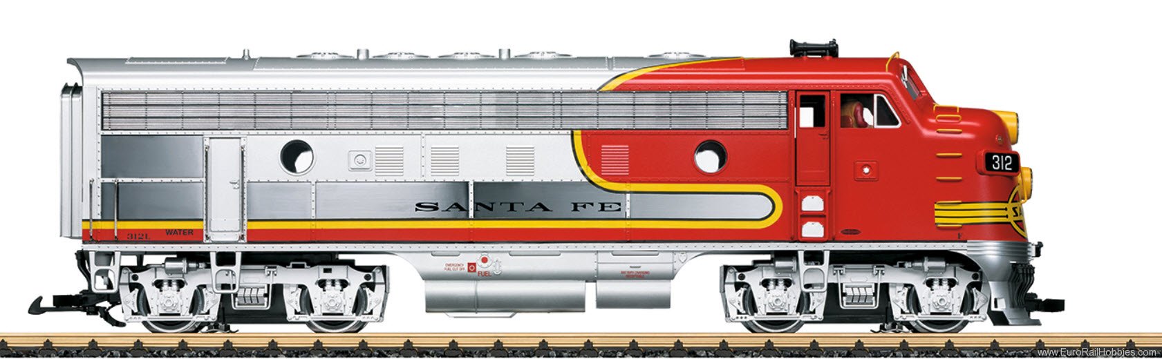 LGB 20581 LGB Santa Fe F7A Diesel Locomotive (DCC/MFX w