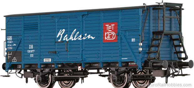 Brawa 49099 DB Covered Freight Car G10 Bahlsen (Factory S