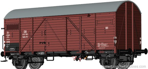 Brawa 50720 Covered Freight Car Gmhs35 DB