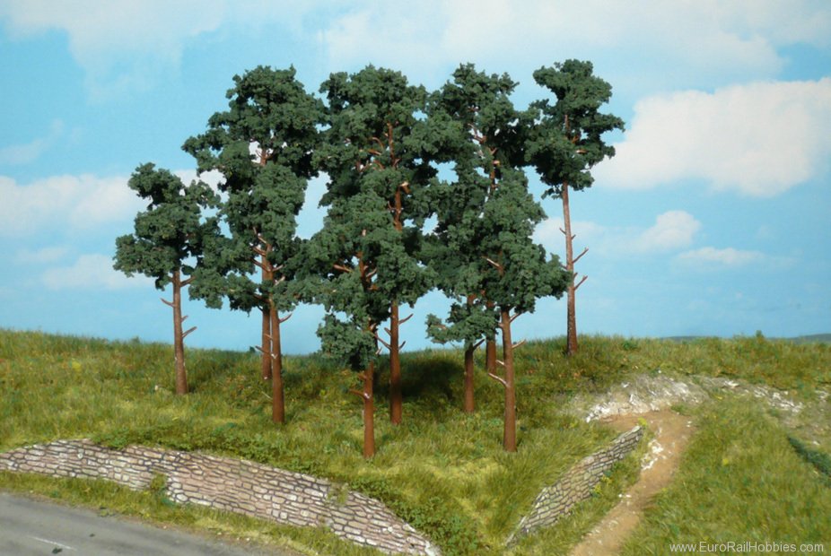 Heki 1413 12 Pine Trees 11-16cm 
