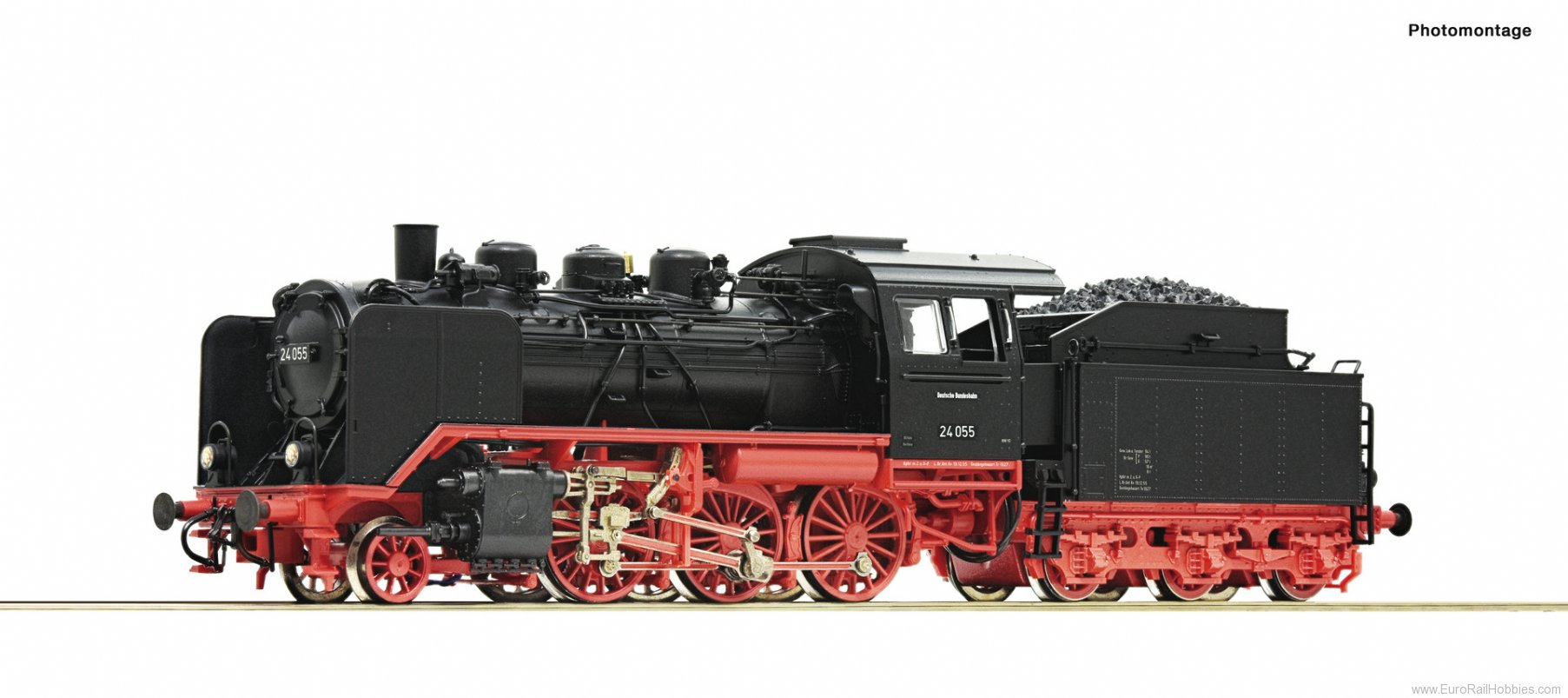 Roco 79214 Steam locomotive class 24, DB (AC Digital Sou