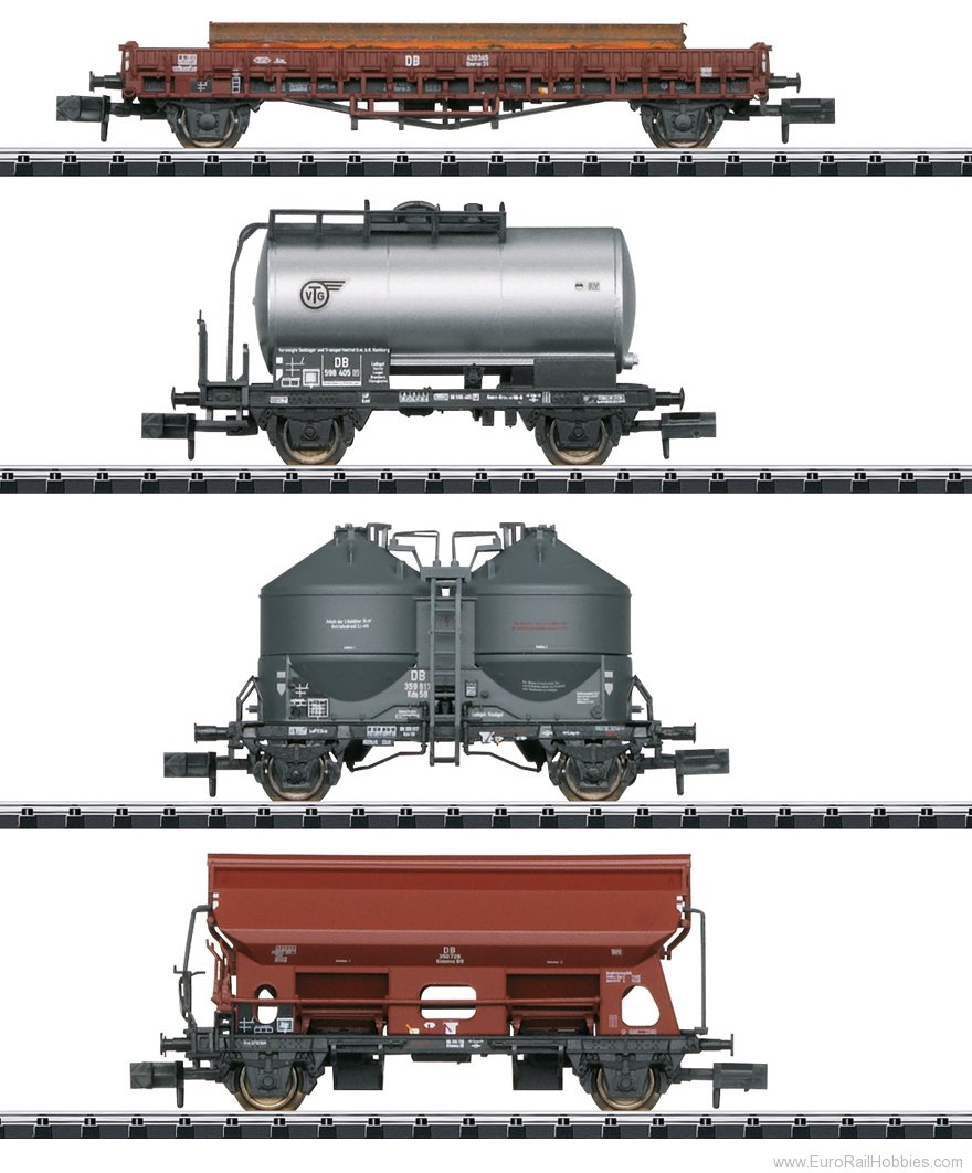 Trix 18722 DB Freight Car Set (MHI Exclusive 2/2023 Item