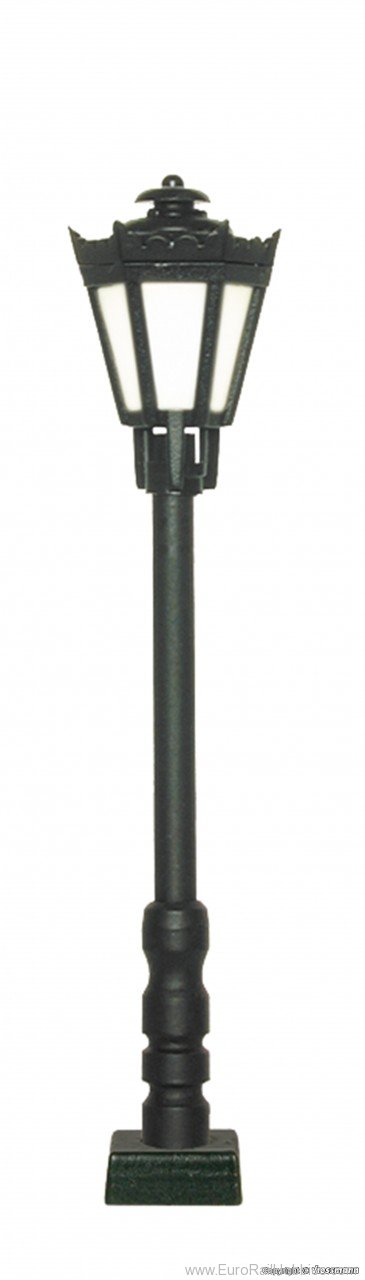 Viessmann 60701 HO Park lamp, black with plug-in socket, LED 