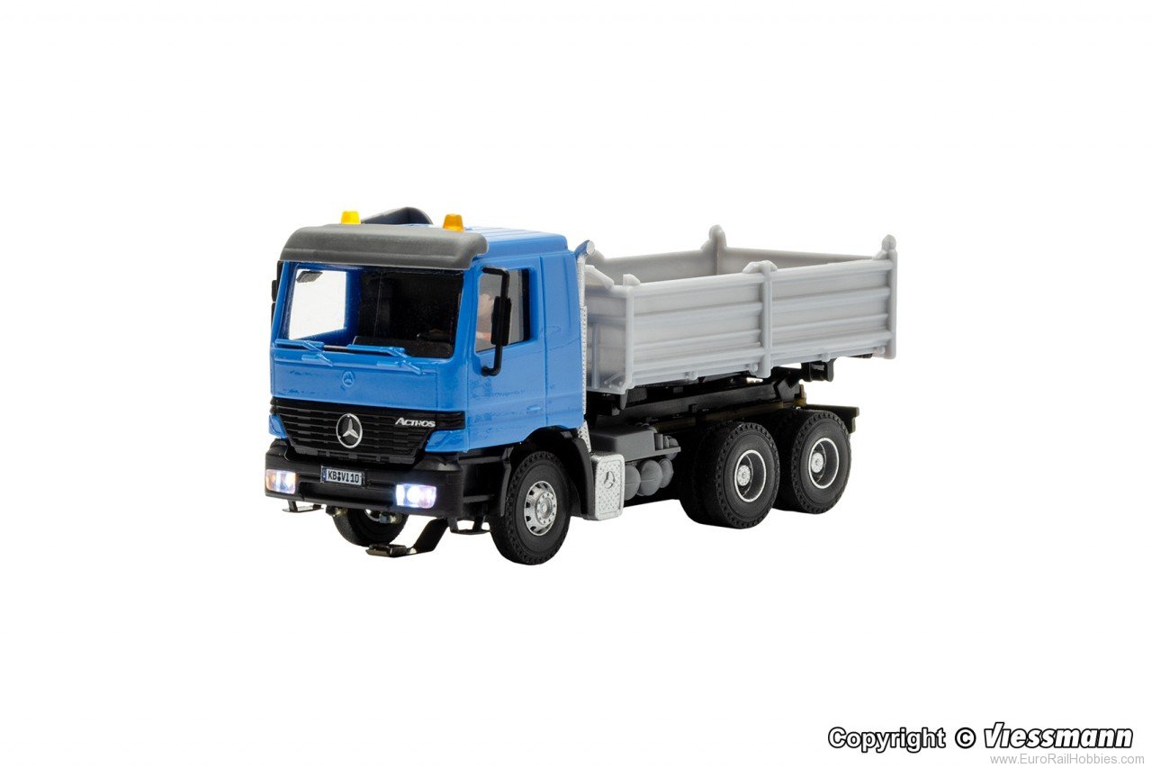 Viessmann 8010 H0 MB ACTROS 3-axle dump truck with rotating 