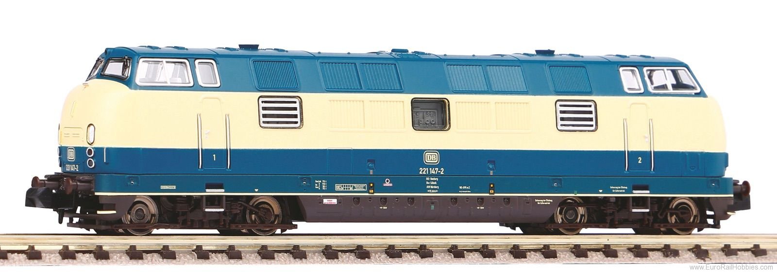 Piko 40505 N Diesel Locomotive BR 221 DB IV, (Digital So