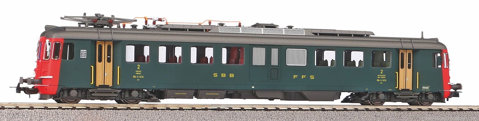 Piko 96822 Railcar RBe 4/4 SBB IV (DC Piko Expert)