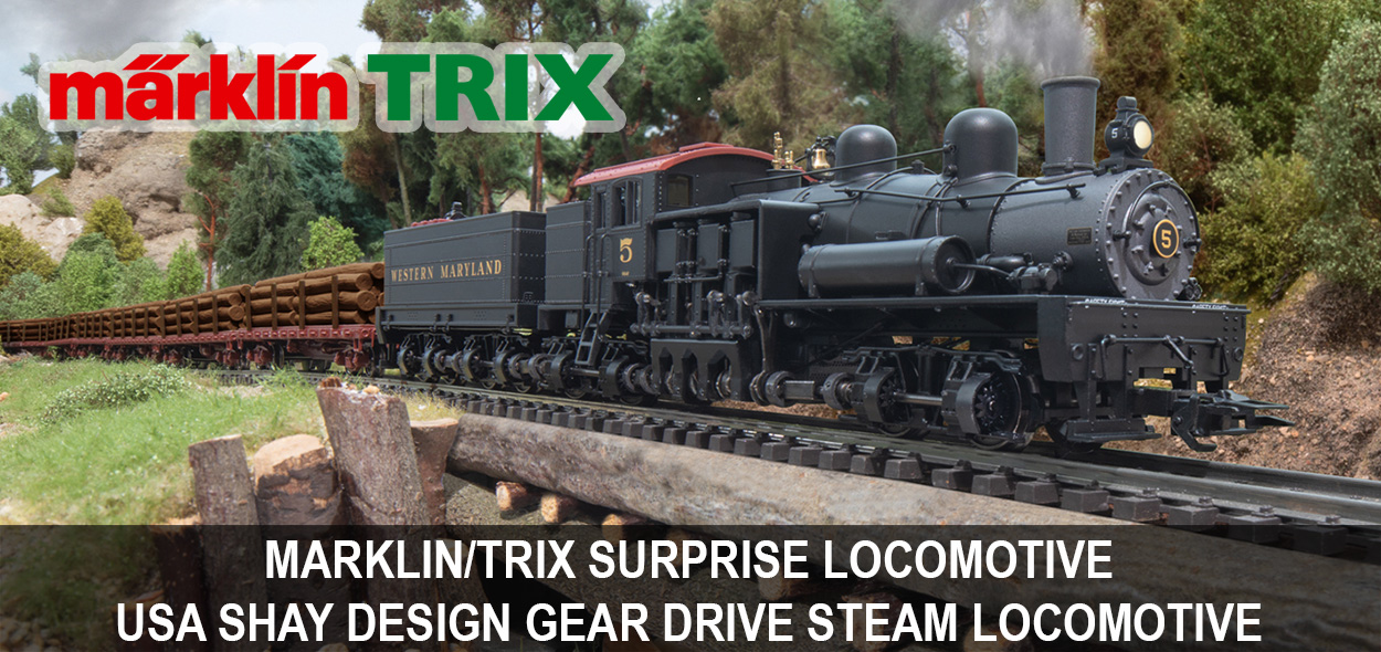 Marklin/Trix Surprise Locomotive - USA Shay Design Gear Drive Steam Locomotive