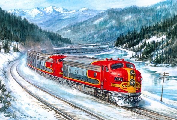 Art Prints 1011 Sante Fe - Super Chief