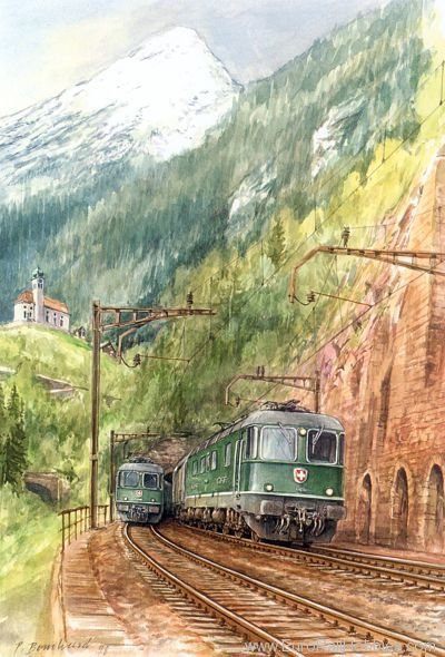 Art Prints 1015 Gotthard Nordrampe