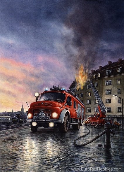 Art Prints 1049 Fire Engine in Hamburg