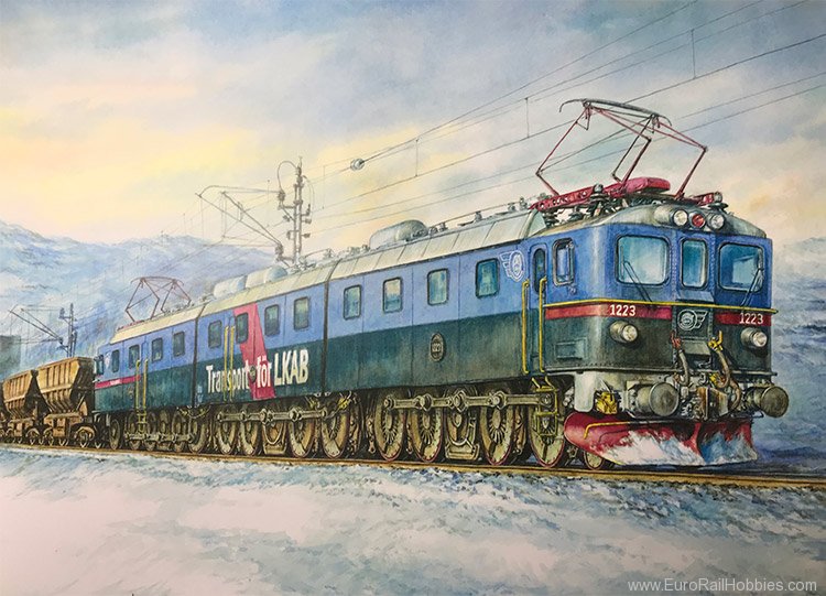 Art Prints 1076 LKAB 1223 Dm3 Heavy Locomotive