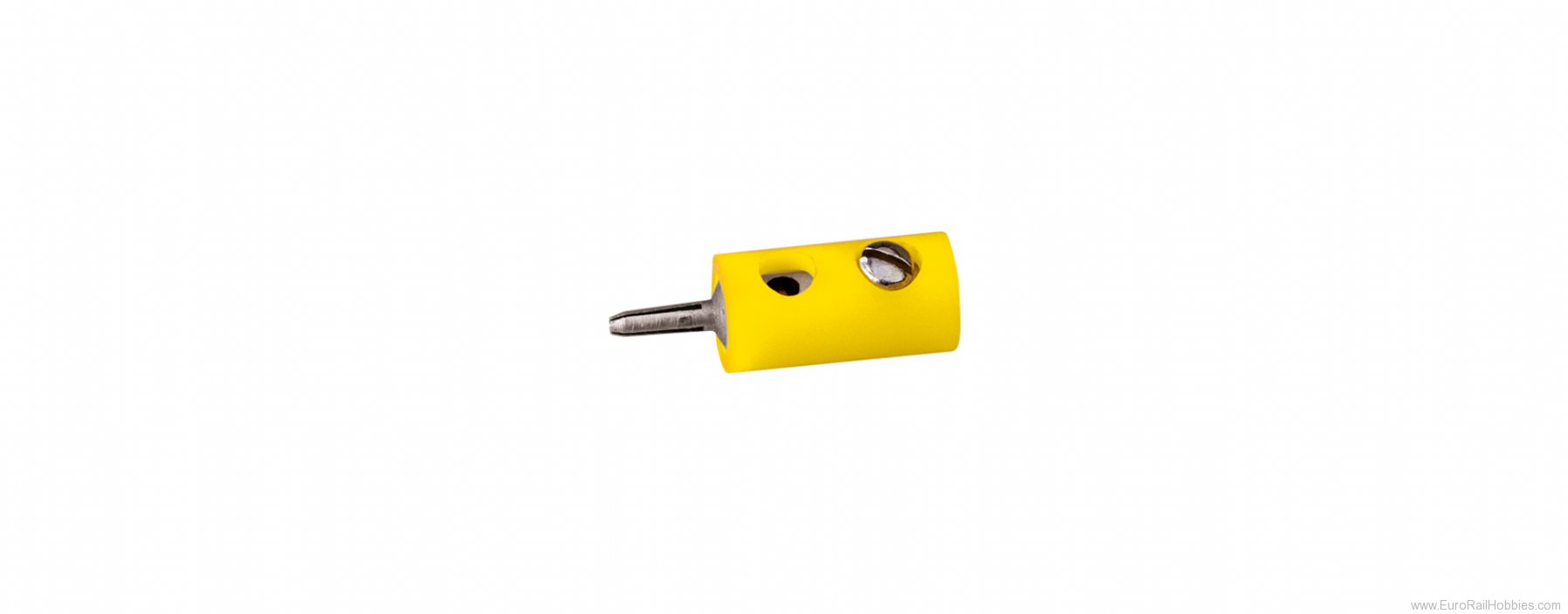 Brawa 3001 100 Male Connector, Yellow