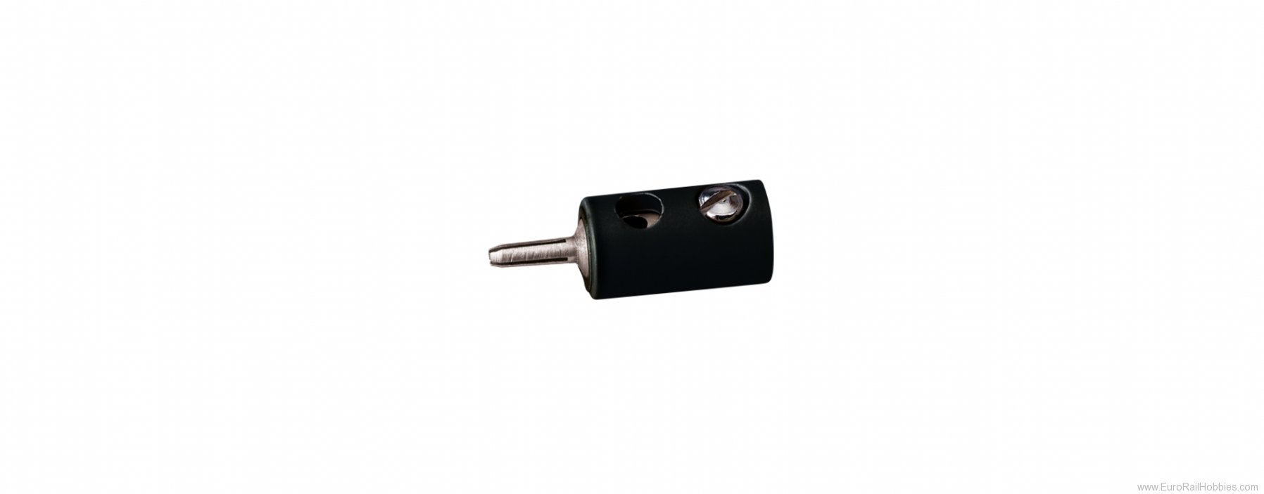 Brawa 3008 100 Male Connector, Black