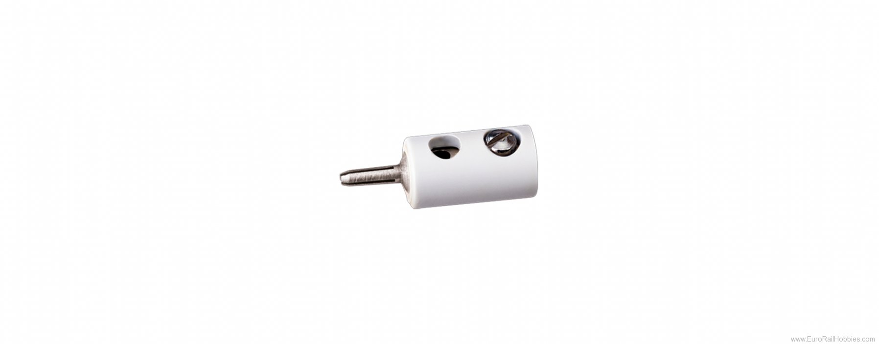 Brawa 3009 100 Male Connector, White