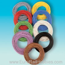 Brawa 3109 Strand Wire - White - 10M Roll, 0.14mm gauge 