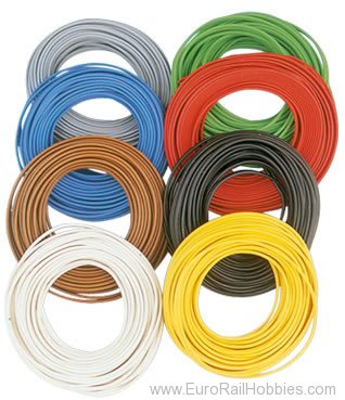 Brawa 3149 Wire 0,2 mmÂ², 10 m ring, white