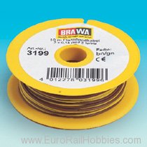 Brawa 3199 Cable Dual Core Yellow/Brown 10m (Factory Sol