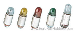 Brawa 3261 Bulbs with collar (for metal signals) red 16V