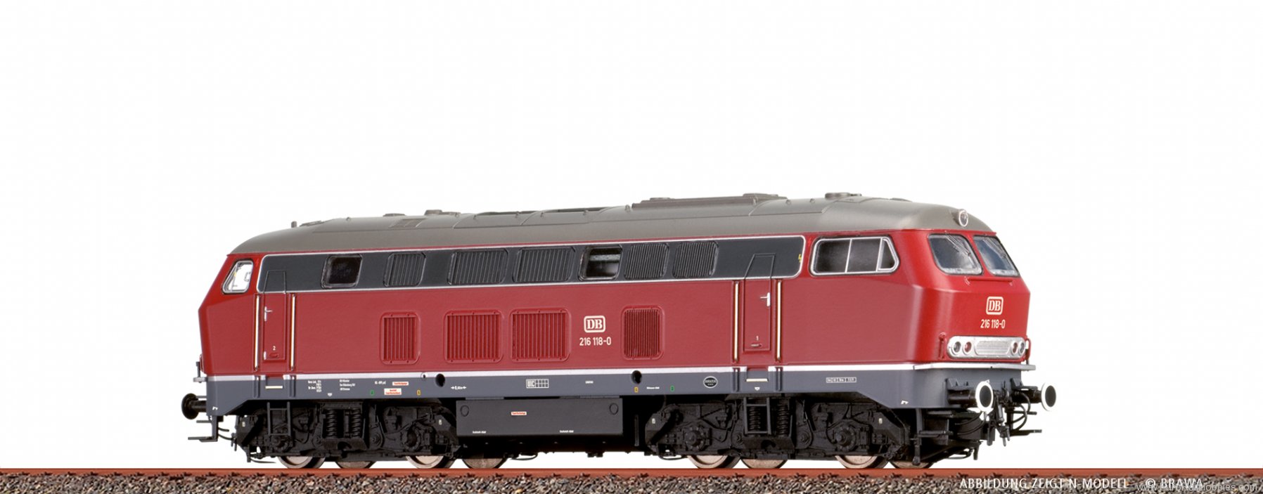 Brawa 41163 Diesel Locomotive BR 216 DB (Marklin AC Digit