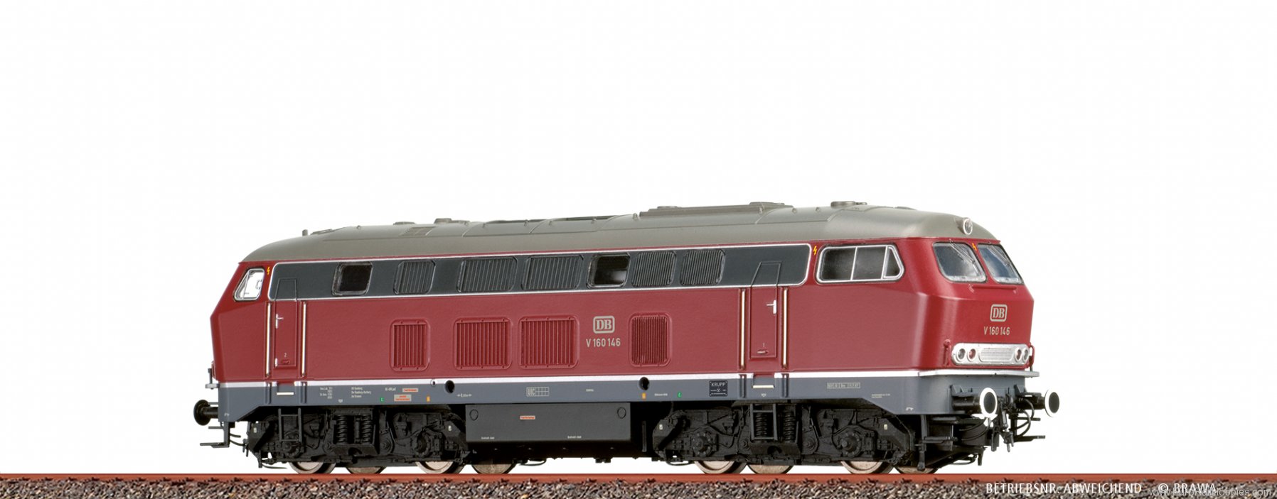 Brawa 41176 Diesel Locomotive BR V160 DB(DC Analog Versio