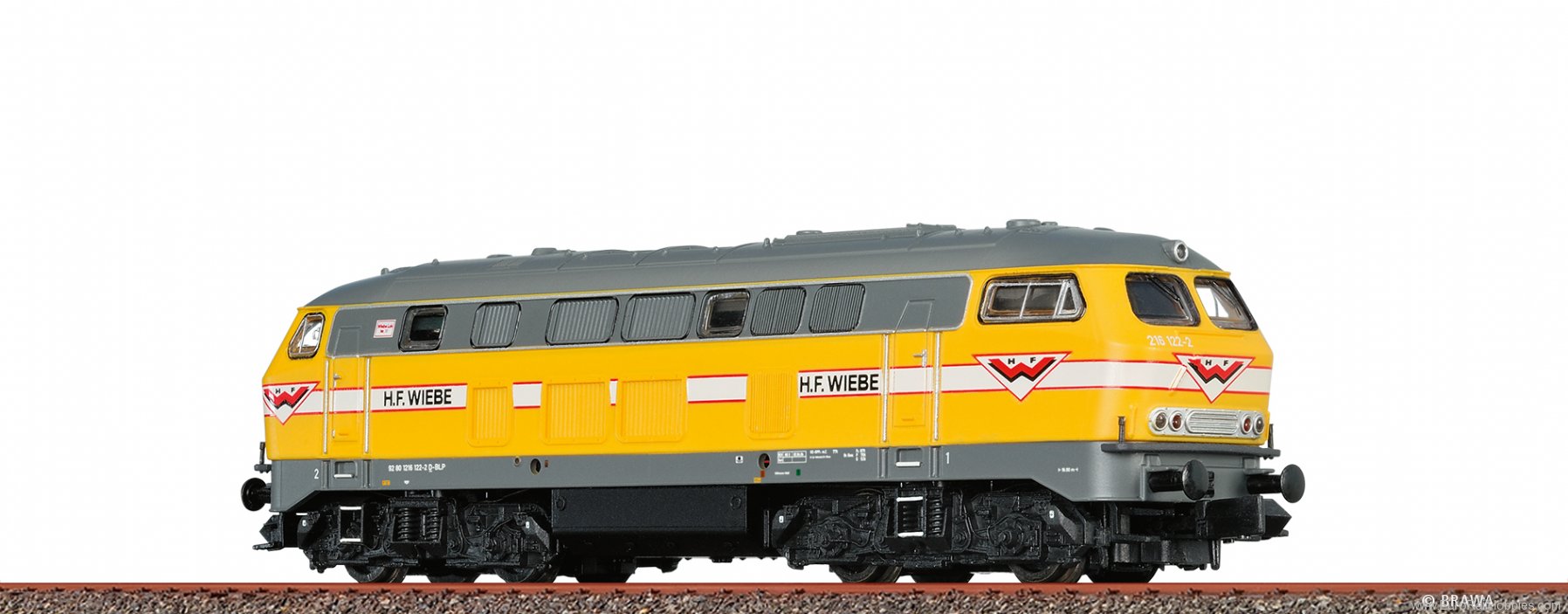 Brawa 41186 Diesel Locomotive BR V160 DB(DC Analog Versio