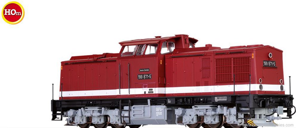 Brawa 41272 Diesel Locomotive BR 199 DR (DC Analog Basic 