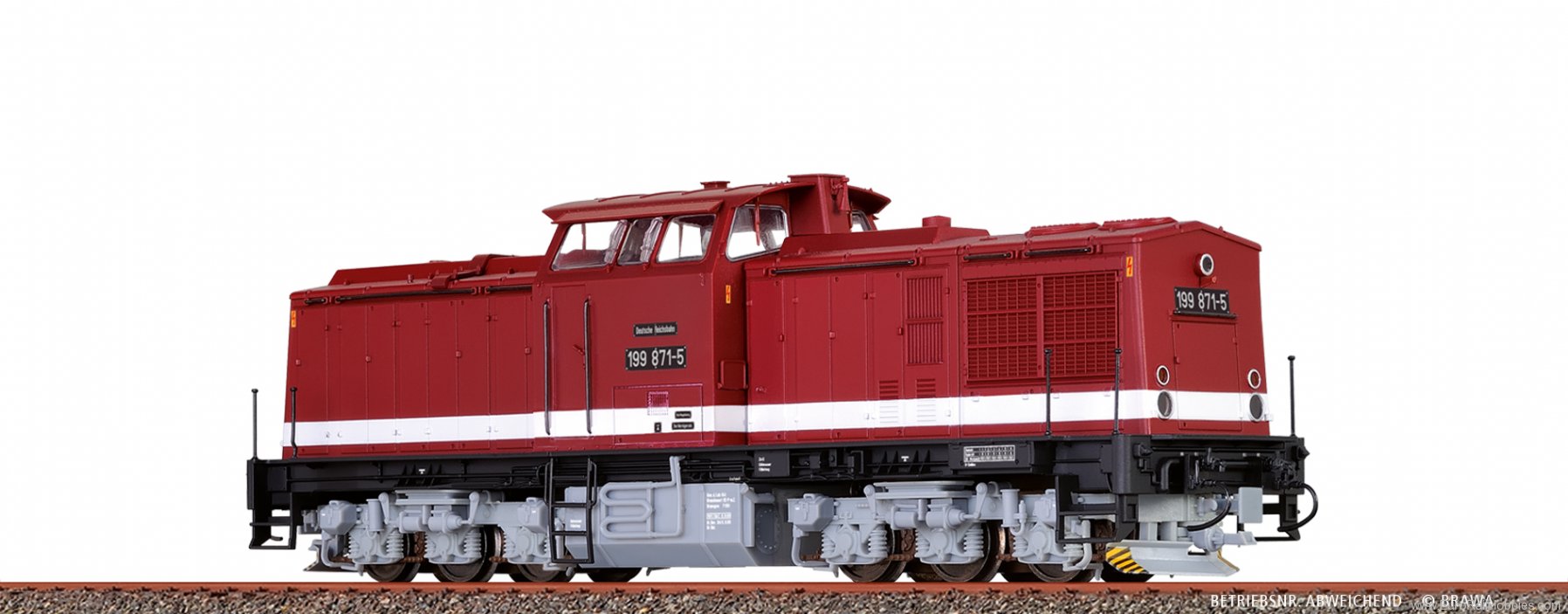 Brawa 41272 Diesel Locomotive BR 199 DR (DC Analog Basic 