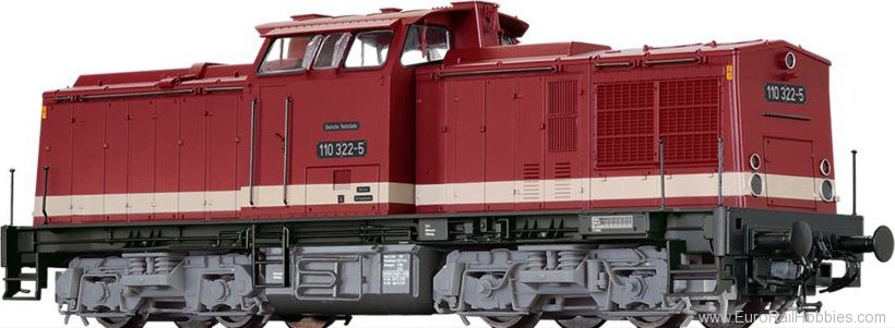 Brawa 41286 Diesel Locomotive BR V110 DR (DC Analog Basic