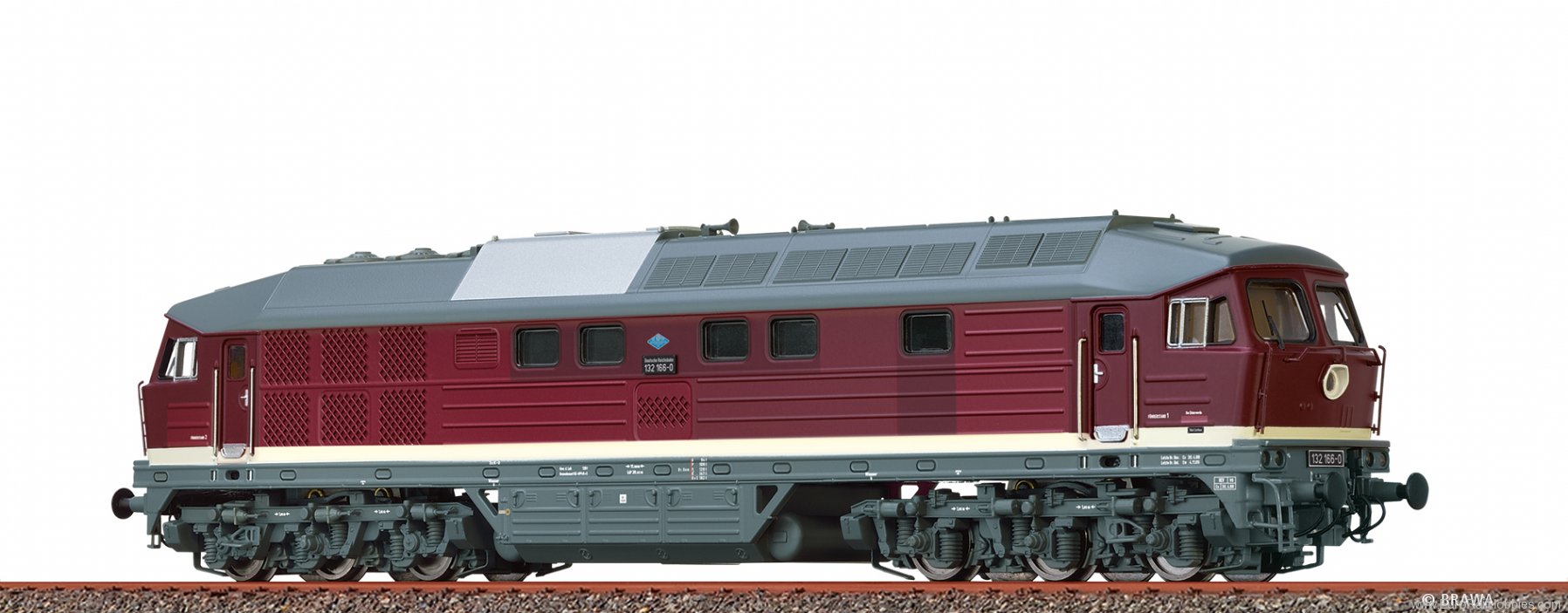 Brawa 41466 Diesel Locomotive BR 132 DR(DC Analog Version