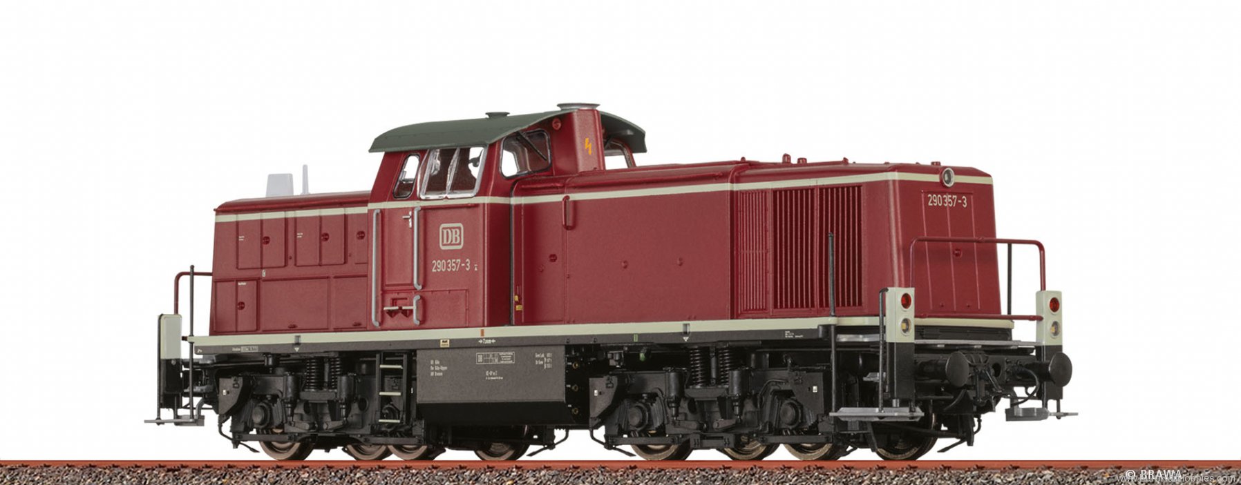 Brawa 41581 Diesel Locomotive BR 290 DB (AC Digital Extra