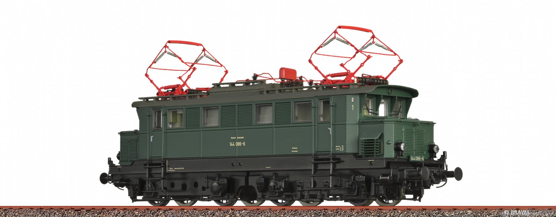 Brawa 43450 Electric Locomotive BR 144 DB (DC Analog Basi