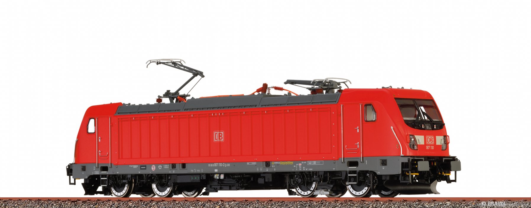 Brawa 43821 TRAXX Electric Locomotive BR 187 DB AG (AC Di