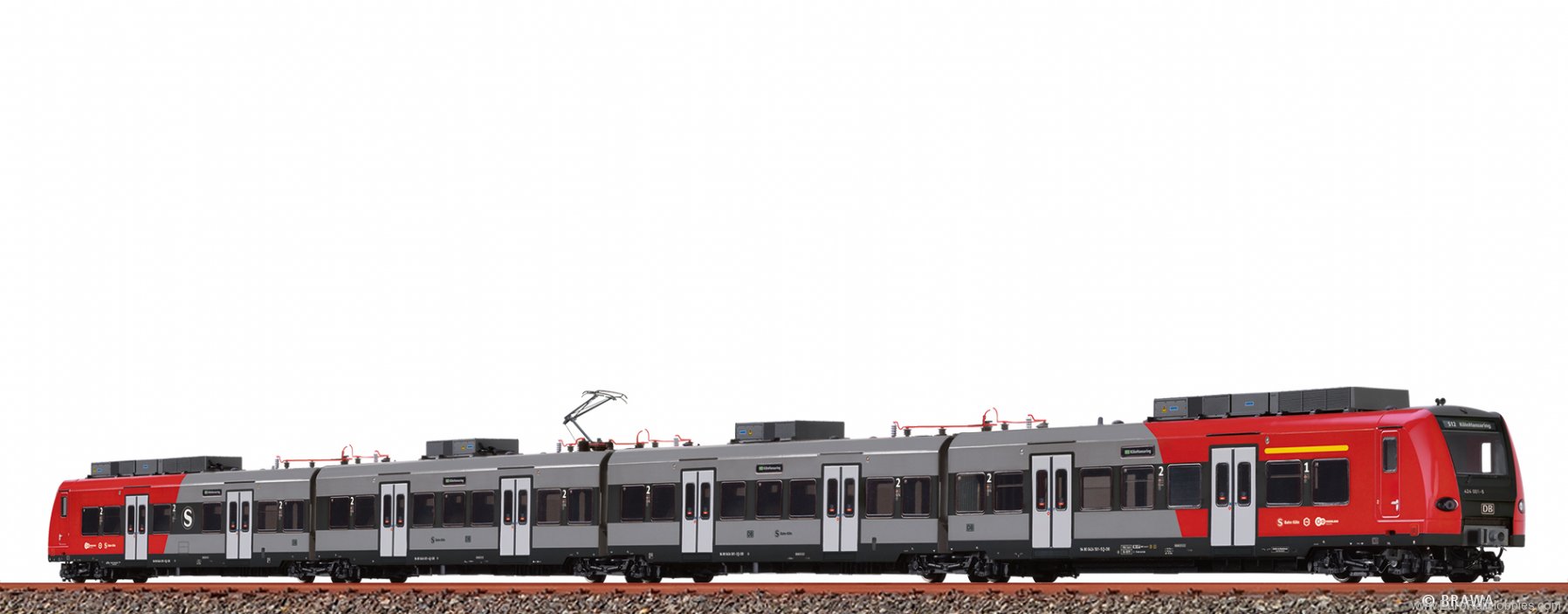 Brawa 44655 BRAWA DB AG BR 424 Electric Railcar, S-Bahn K
