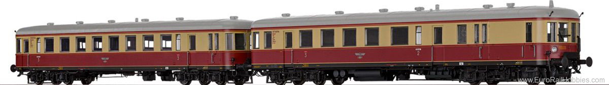 Brawa 44718 Diesel Railcar BR VT 137 and Trailer BR VS 14