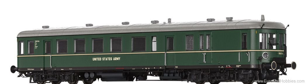 Brawa 44728 Diesel Railcar VT 60.5 US-Army(DC Analog Vers