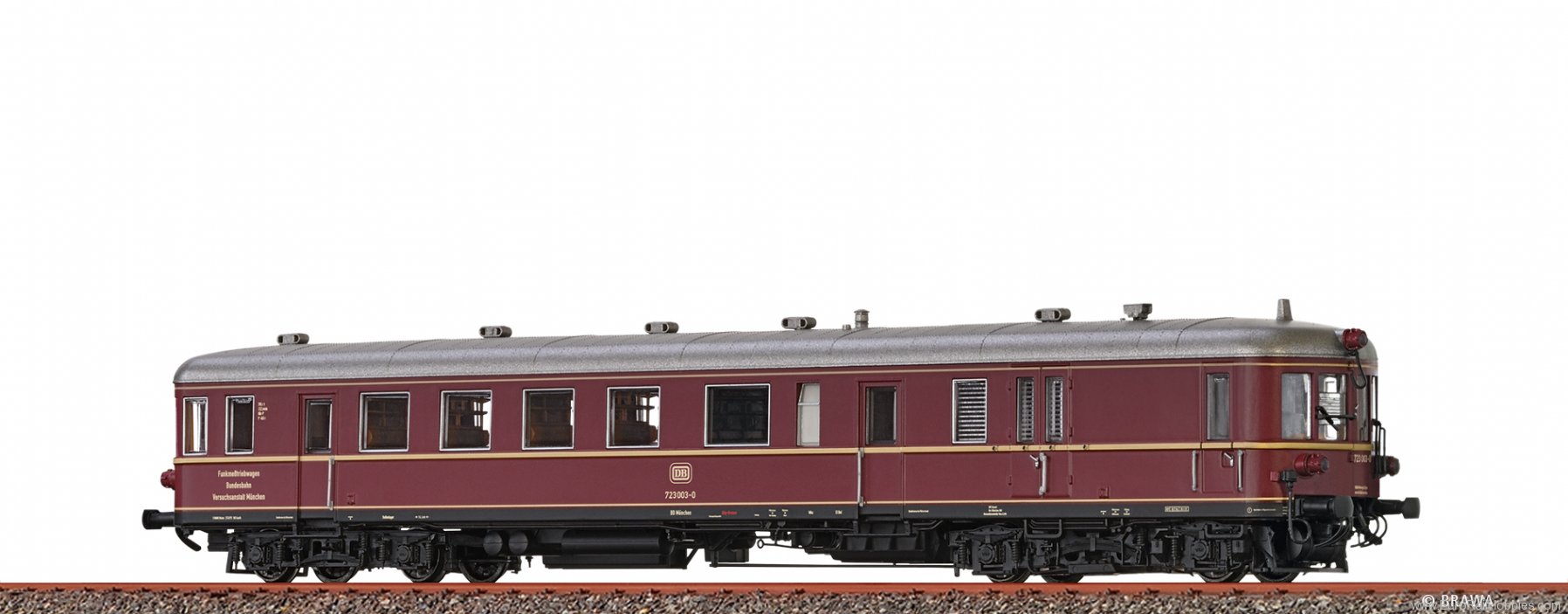 Brawa 44732 Diesel Railcar VT 723 DB(DC Analog Version Pl