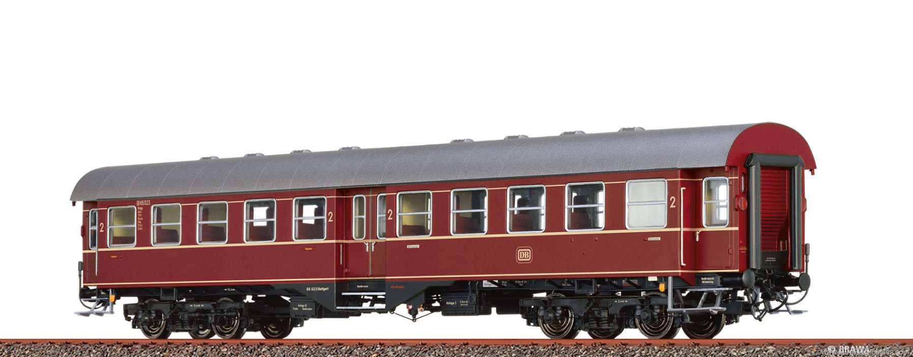 Brawa 46100 DB 4 Axle Passenger Coach B4yge