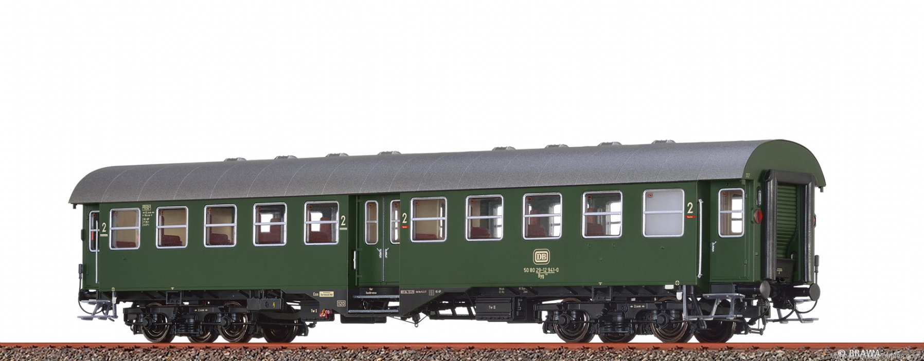Brawa 46102 DB 4 Axle Passenger Coach Byg 516