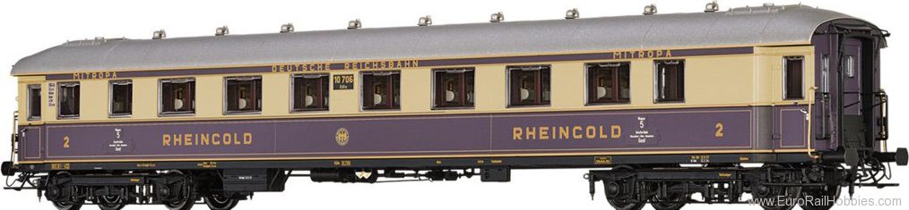 Brawa 46432 Rheingold Express Train Coach SB4u DRG (Digit