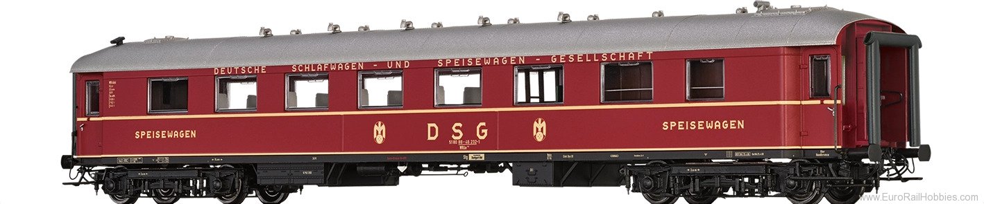 Brawa 46475 BRAWA DSG Dining Car WrÃ¼e151