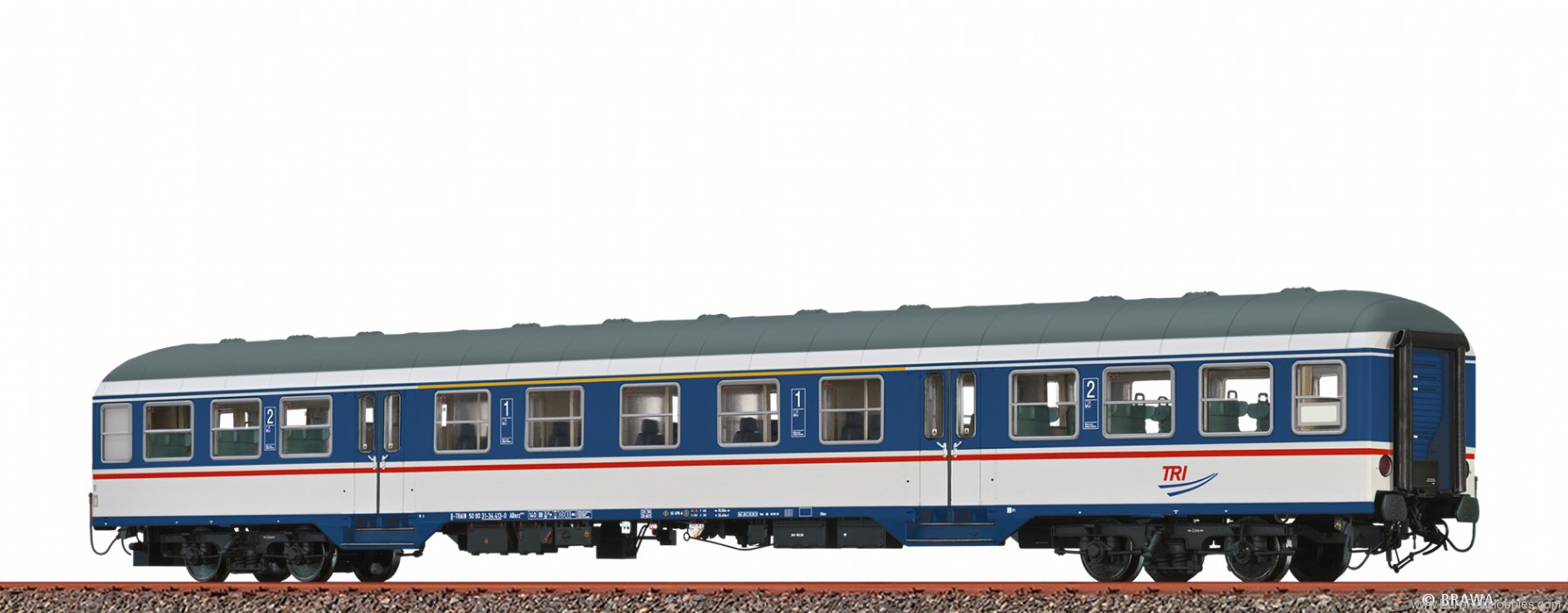Brawa 46632 Passenger Coach ABnrz417.6 TRI