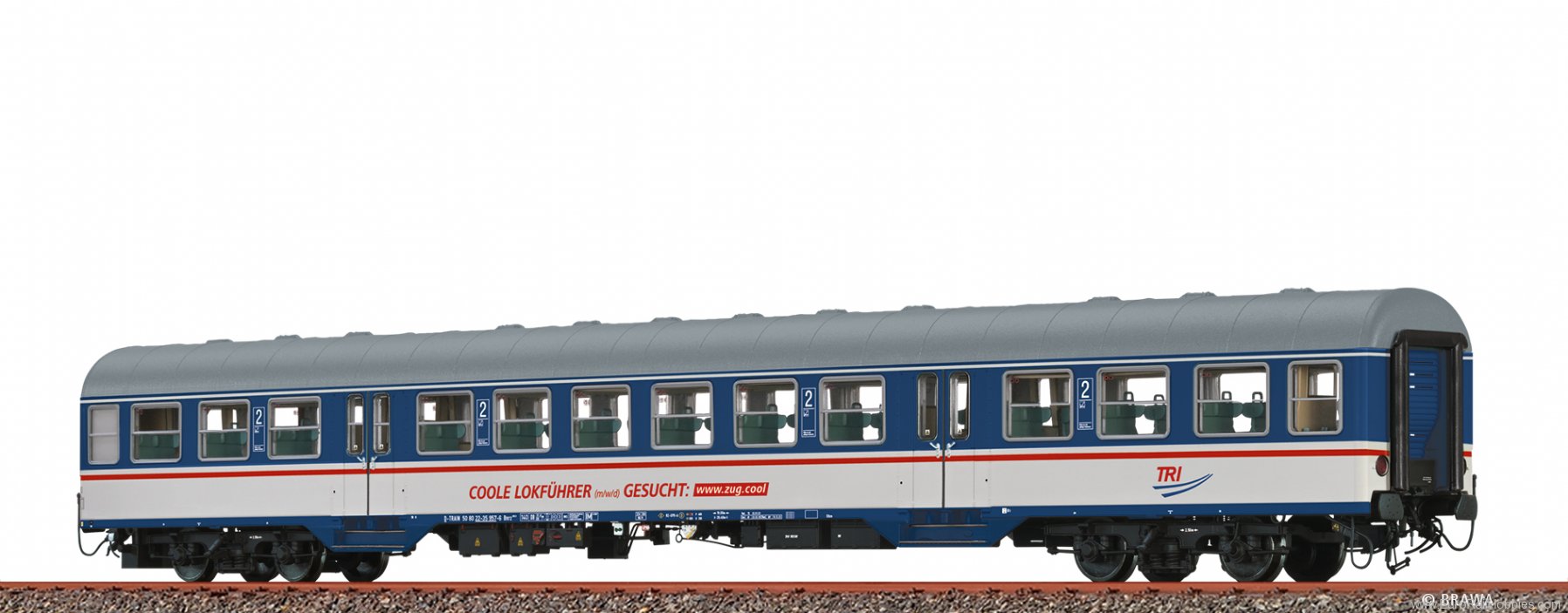 Brawa 46638 Passenger Coach Bnrz450.3 TRI