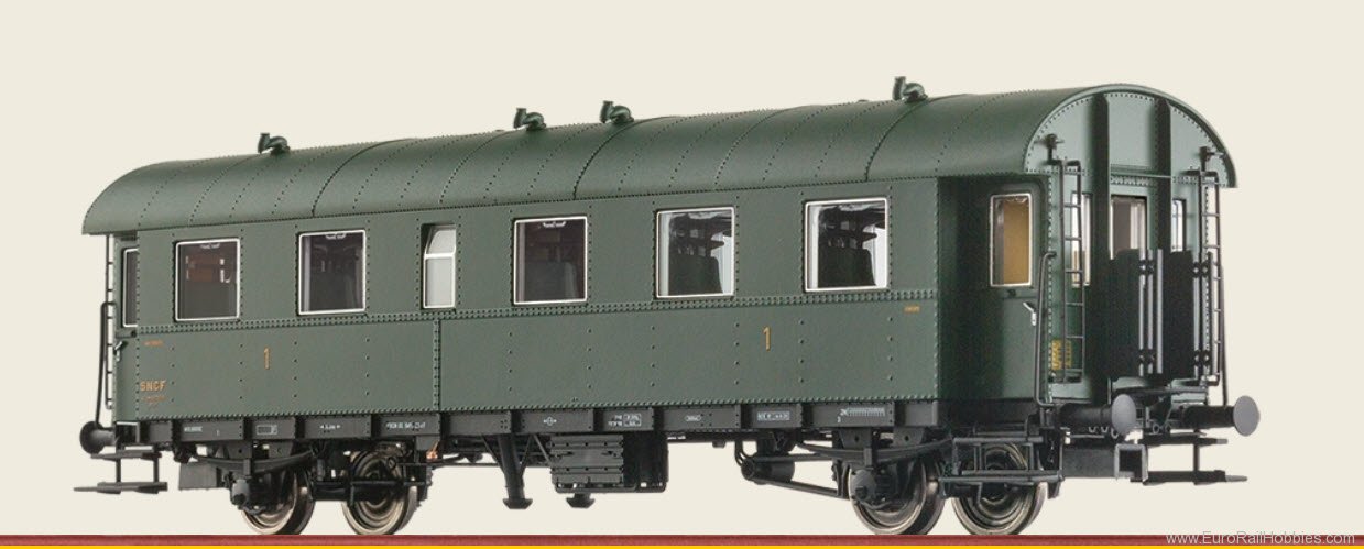 Brawa 46715 SNCG Passenger Coach Pwi-29 1st Class (Factor