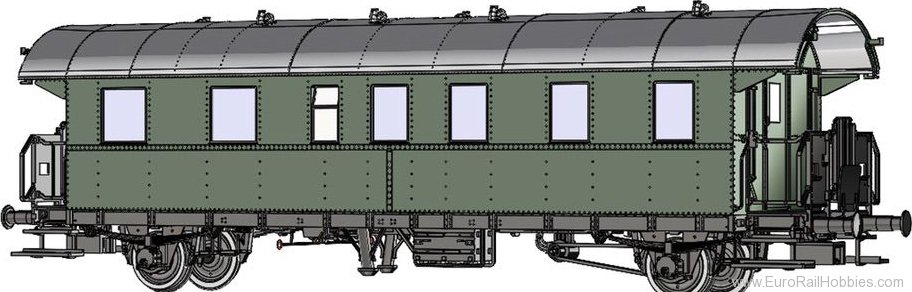 Brawa 46716 SNCF Passenger Coach BCi28 2nd Class (Factory