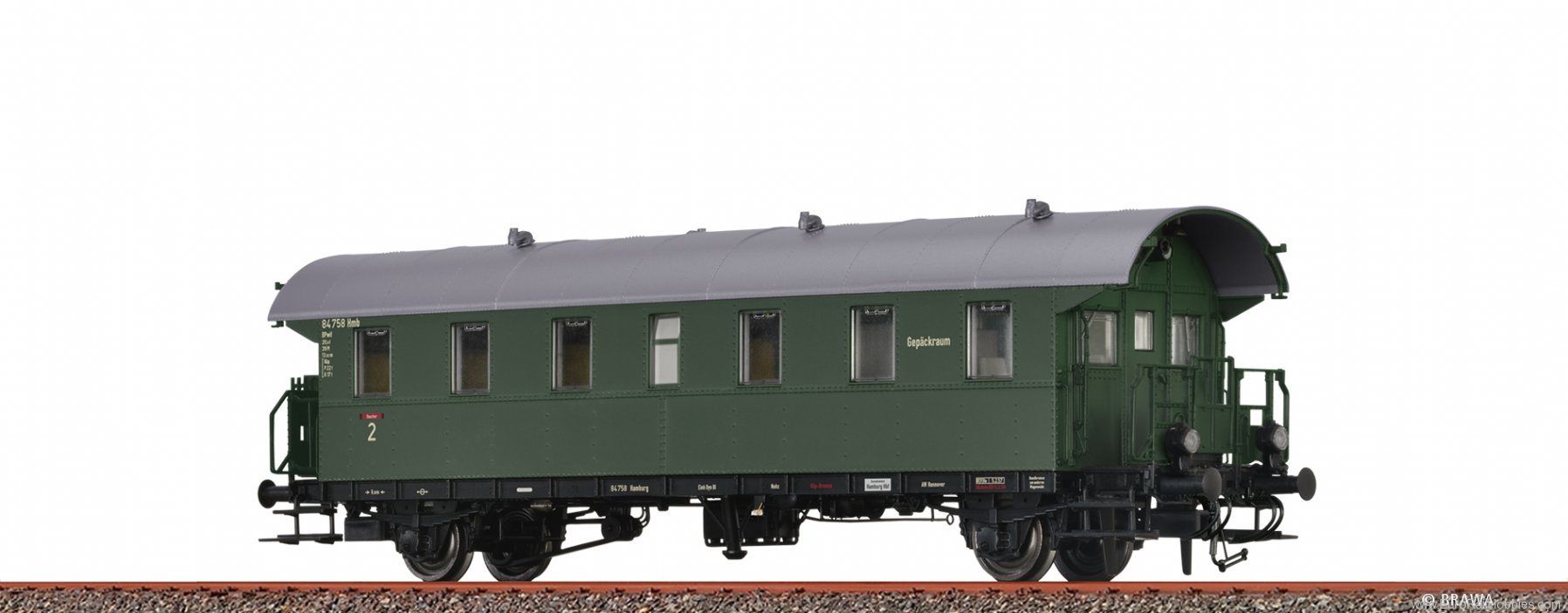 Brawa 46774 Standard Corridor Coach BPwif-28 DB(DC Analog