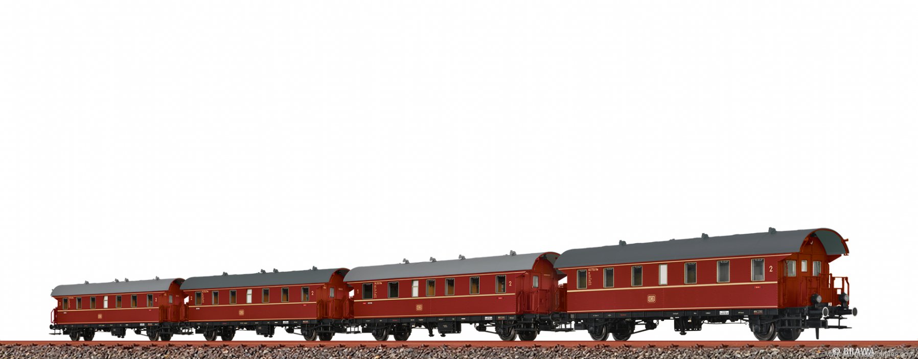 Brawa 46786 Passenger Coaches Bif-29 / ABib-29 / Bib-28 a