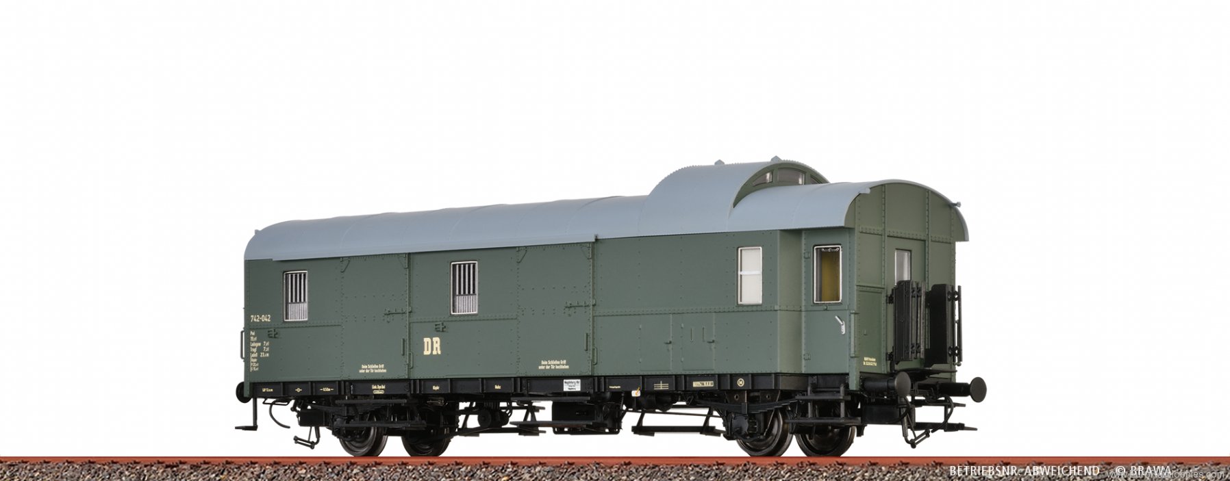 Brawa 46808 Luggage Car Pwi DR(DC Analog Version Plus)