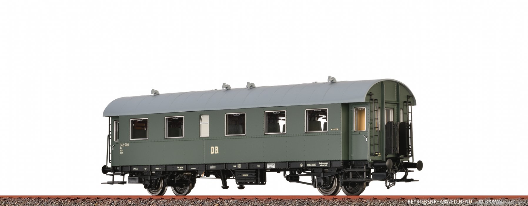 Brawa 46809 Standard Corridor Coach Bip DR(DC Analog Vers