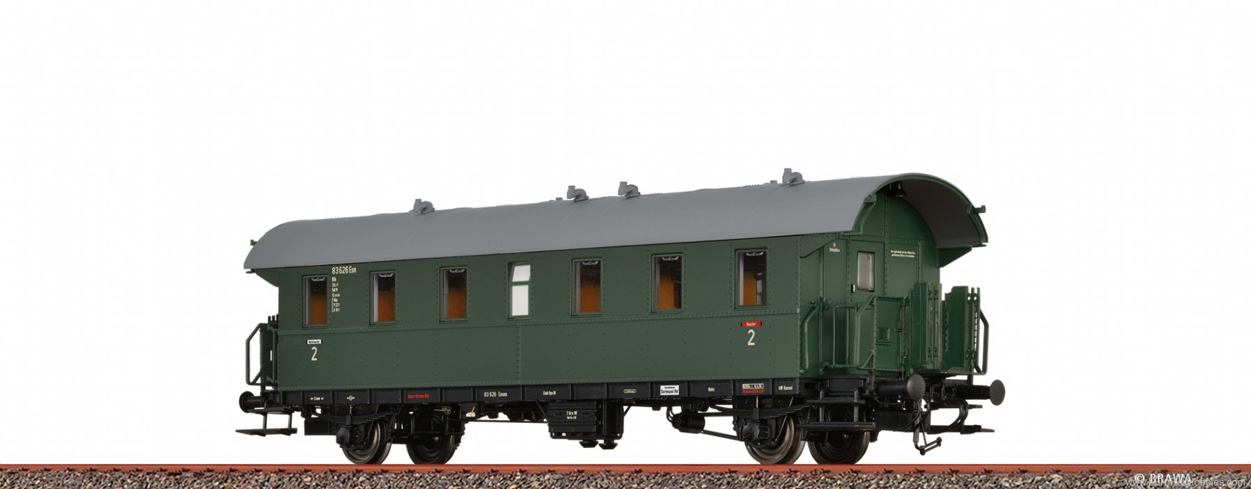 Brawa 46825 Passenger Coach Bib DB