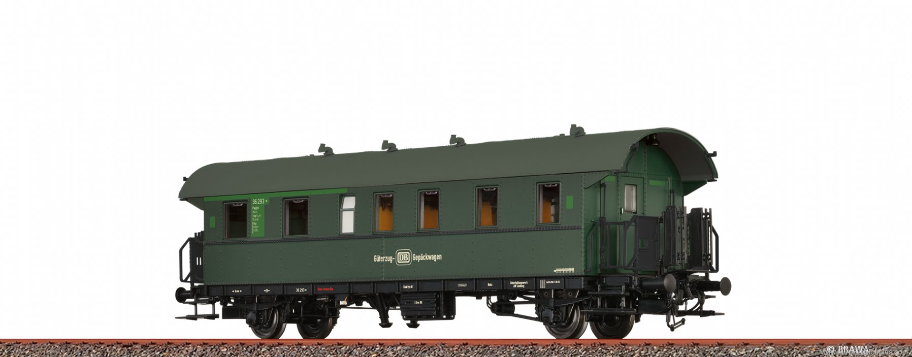 Brawa 46831 Luggage Car Pwghs DB